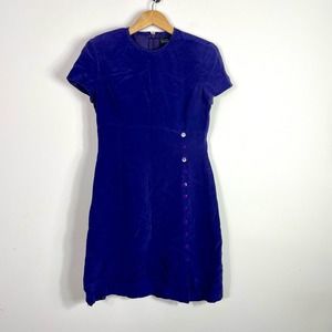 90s purple mini dress